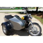 GSI - RocketTeer Old School Biker Side Car Motorcycle Sidecar Kit - Fits All Models
